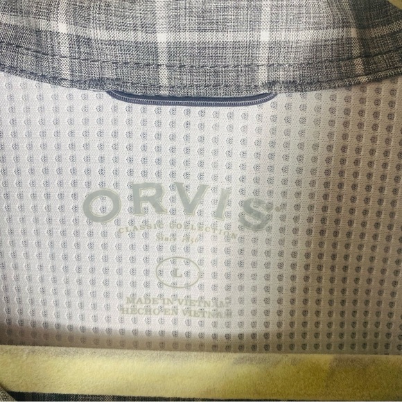 Orvis Men's Short Sleeve Woven Tech Shirt Size:L - Picture 7 of 9
